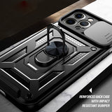 Husa de protectie Techsuit CamShield Series compatibil cu iPhone 11 Pro Max, Negru