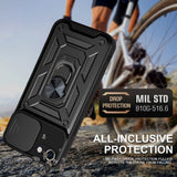 Husa de protectie Techsuit CamShield Series compatibil cu iPhone 7 / iPhone 8 / iPhone SE 2, SE 2020 / iPhone SE 3, SE 2022, Negru