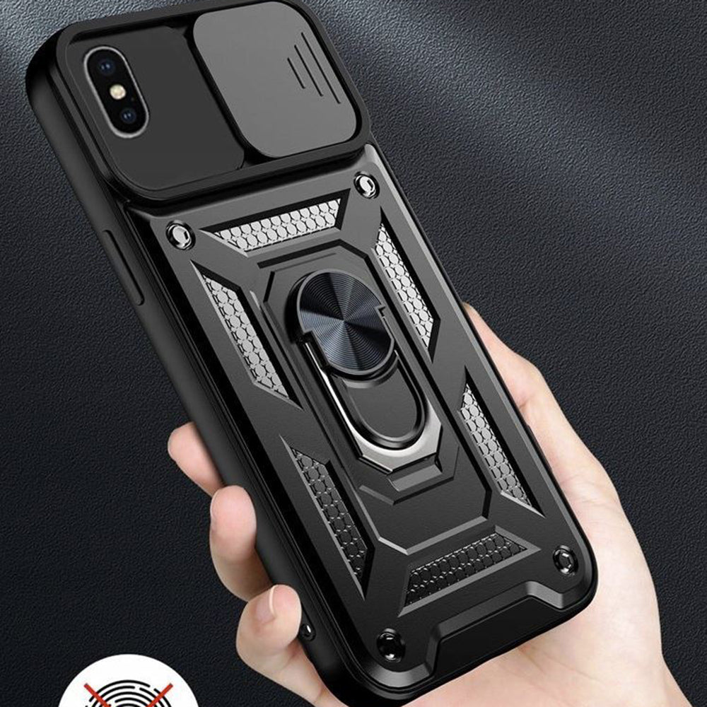 Husa de protectie Techsuit CamShield Series compatibil cu iPhone XS Max, Negru