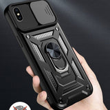 Husa de protectie Techsuit CamShield Series compatibil cu iPhone XS Max, Negru