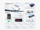 Doogee S200 mobiltelefon, 5G, dupla kijelző (6,72"+1,32") 2.4K AMOLED, 12 GB RAM (12 GB + 20 GB bővíthető), 256 GB ROM, 100 MP, Android 14, Dimensity 7050, 10100mAh, dupla SIM