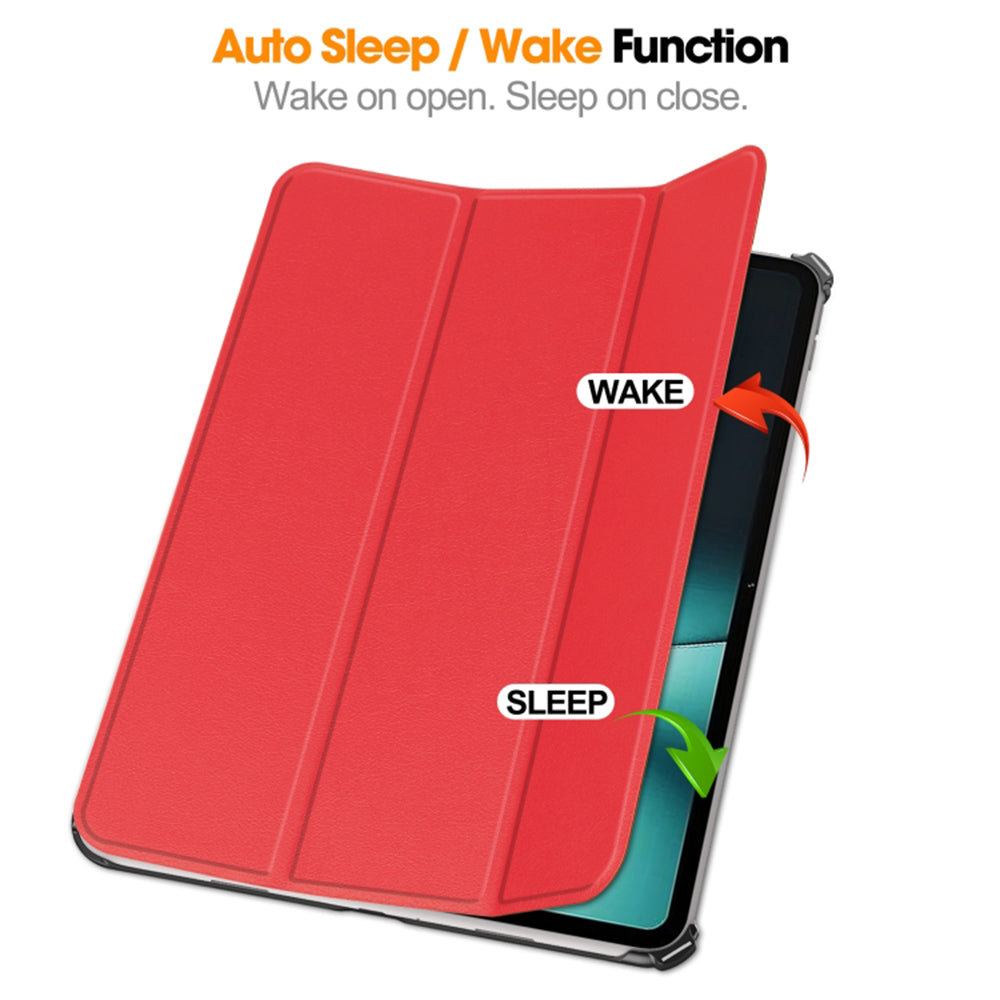 Husa de protectie tableta Techsuit FoldPro compatibil cu OnePlus Pad, Rosu