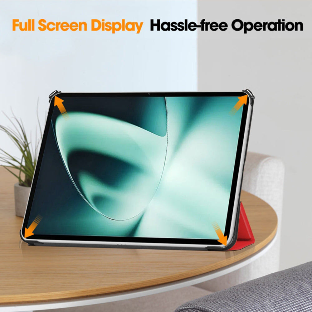 Husa de protectie tableta Techsuit FoldPro compatibil cu OnePlus Pad, Rosu