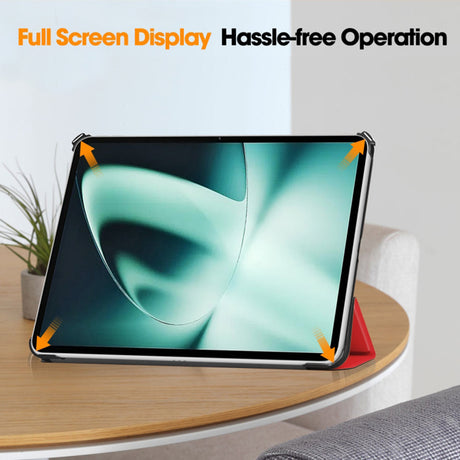 Husa de protectie tableta Techsuit FoldPro compatibil cu OnePlus Pad, Rosu
