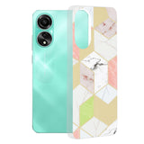 Husa de protectie Techsuit Marble Series compatibil cu Oppo A78 4G, Mov Hex