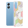 Husa de protectie Techsuit Marble Series compatibil cu Oppo A17, Mov Hex