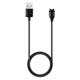 Incarcator Techsuit SmartWatch Wireless Charging Cable (TGC1), for Garmin Fenix 5/5 Plus/6/6X/7X / Vivoactive 3/5, USB, 5W, 1m, Negru