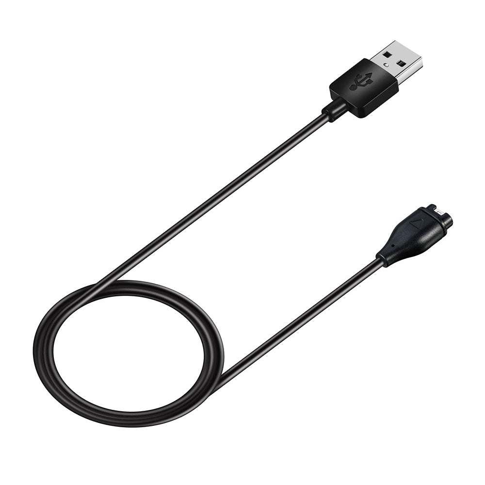 Incarcator Techsuit SmartWatch Wireless Charging Cable (TGC1), for Garmin Fenix 5/5 Plus/6/6X/7X / Vivoactive 3/5, USB, 5W, 1m, Negru