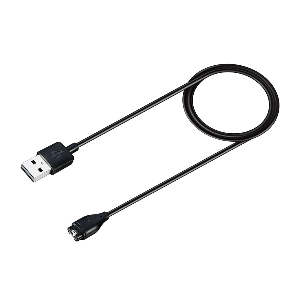 Incarcator Techsuit SmartWatch Wireless Charging Cable (TGC1), for Garmin Fenix 5/5 Plus/6/6X/7X / Vivoactive 3/5, USB, 5W, 1m, Negru