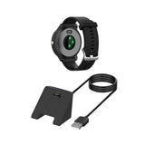 Incarcator Techsuit SmartWatch Wireless Charging Cable (TGC3), for Garmin Fenix 5/5 Plus/6/6X/7X, USB, 5W, 1m with Desk Holder, Negru