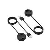 Incarcator Techsuit SmartWatch Wireless Charging Cable (TGC4), for Garmin Fenix 5/5 Plus/6/6X/7X, USB, 5W, 1m with Desk Holder, Negru