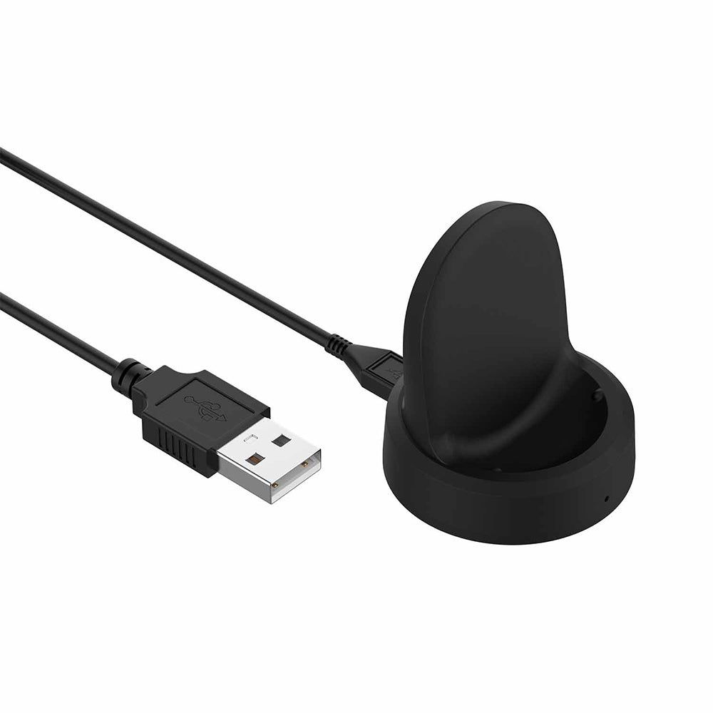 Incarcator Techsuit SmartWatch Wireless Charging Cable (TSC3), for Samsung Galaxy Watch 3/4/5/6, 2.5W with Desk Holder, Negru