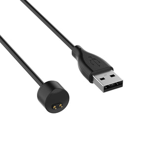 Incarcator Techsuit SmartWatch Wireless Charging Cable (TXC1), for Xiaomi Mi Band 5/6/7, USB, 3.5W, 1m, Negru
