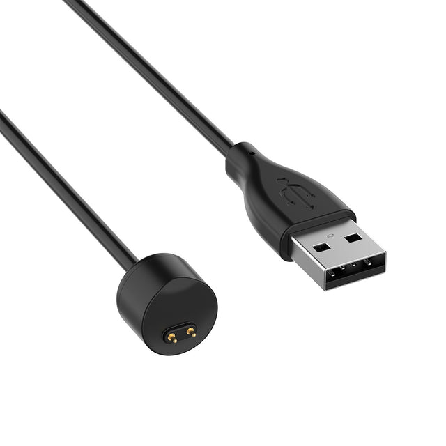 Incarcator Techsuit SmartWatch Wireless Charging Cable (TXC1), for Xiaomi Mi Band 5/6/7, USB, 3.5W, 1m, Negru