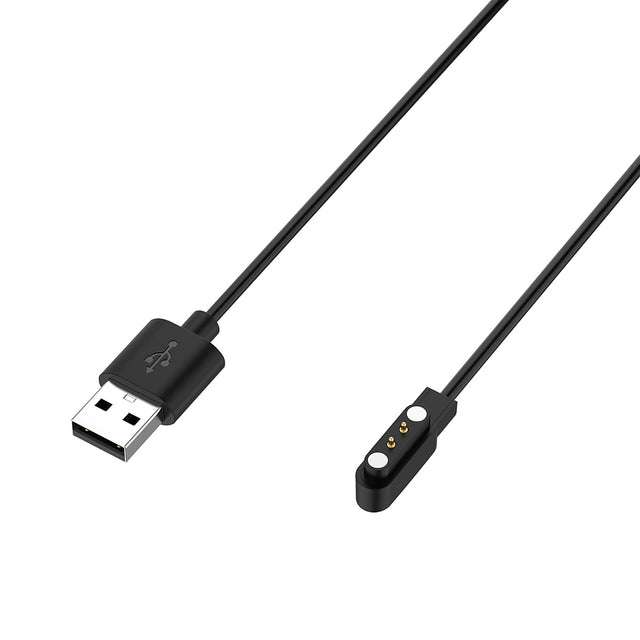 Incarcator Techsuit SmartWatch Wireless Charging Cable (TXC4), for Haylou Bling LS12/RT LS05S/Oneplus Nord Watch, USB, 3.5W, Negru