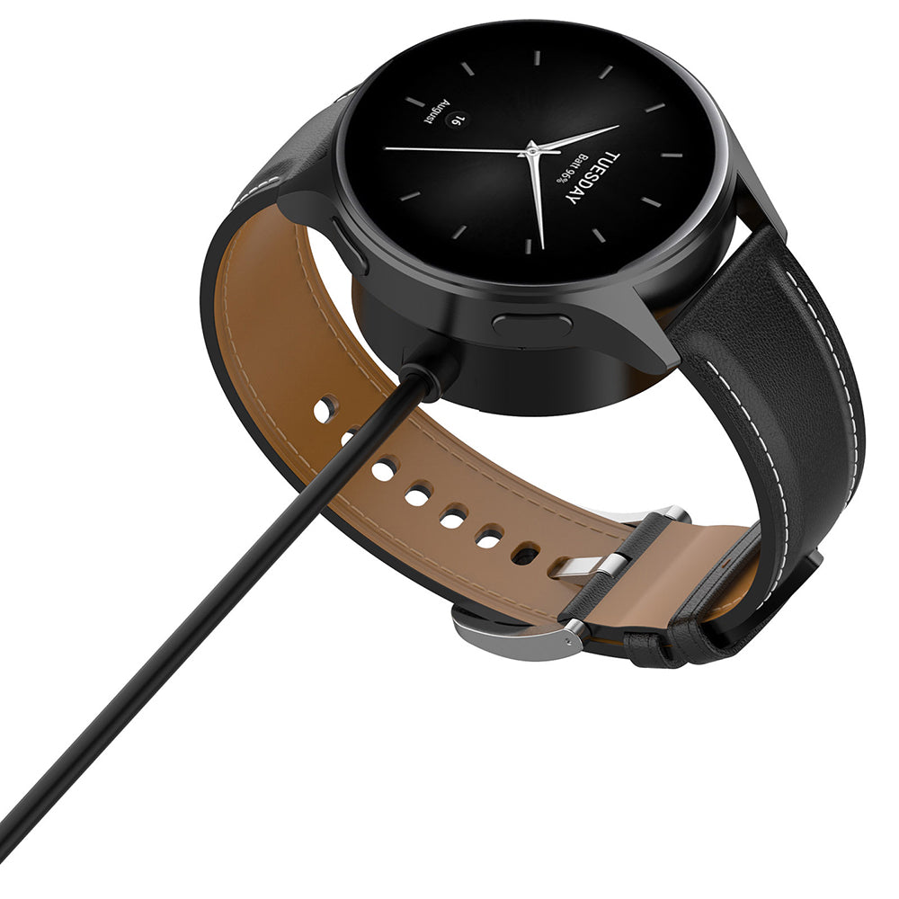 Incarcator Techsuit SmartWatch Wireless Charging Cable (TXC5), for Xiaomi Watch S4/2/S3/H1/Watch2 Pro/Watch S2, Negru
