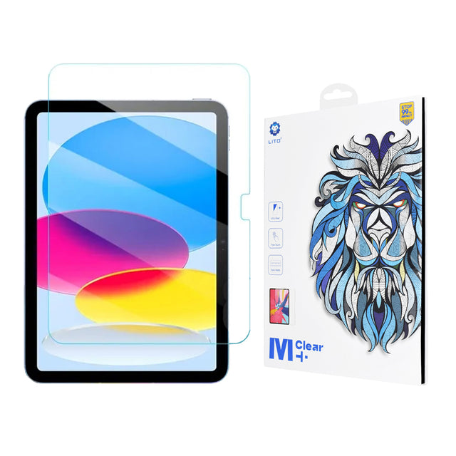 Husa de protectie tableta Lito 2.5D Classic Glass compatibil cu iPad 10 (2022) 10.9 / 11 (2025), Transparent