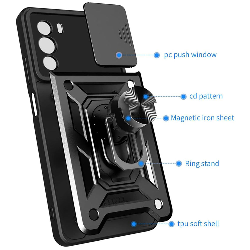 Husa de protectie Techsuit CamShield Series compatibil cu Motorola Edge 30, Negru