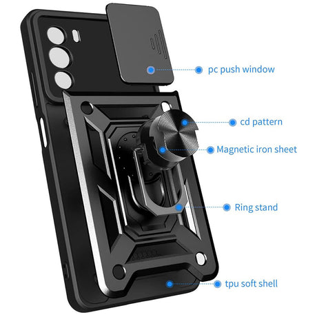 Husa de protectie Techsuit CamShield Series compatibil cu Motorola Edge 30, Negru