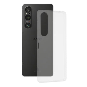 Husa de protectie Techsuit Clear Silicone compatibil cu Sony Xperia 1 V, Transparent