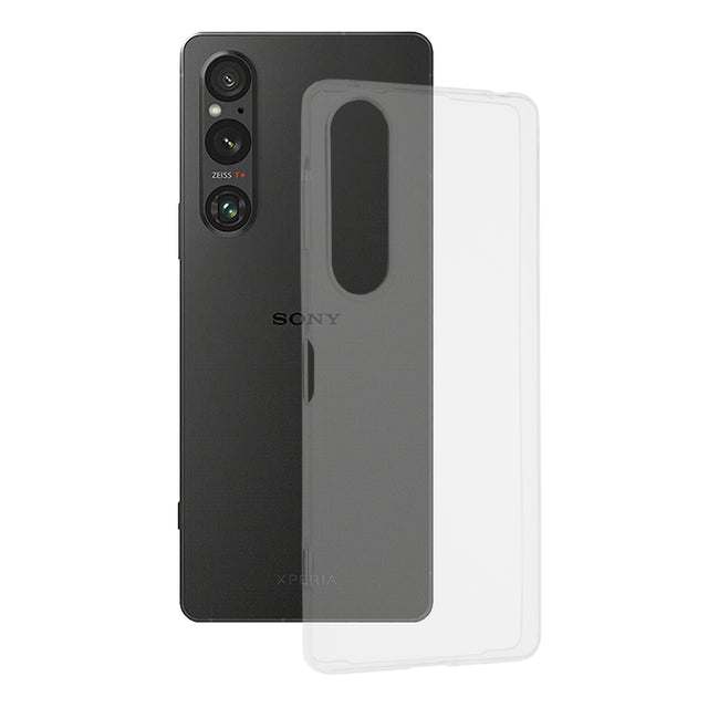 Husa de protectie Techsuit Clear Silicone compatibil cu Sony Xperia 1 V, Transparent