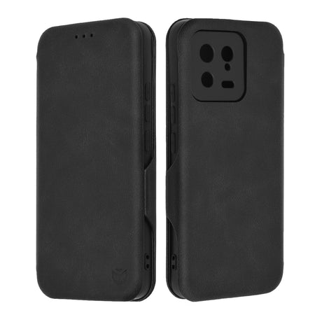 Husa de protectie Techsuit Safe Wallet Plus compatibil cu Xiaomi 13, Negru