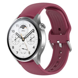 Curea smartwatch Techsuit Watchband 22mm (W003) compatibil cu Huawei Watch GT 2 46mm / GT 3 46mm, Xiaomi Watch S1 Pro / Active, Rosu Vin
