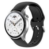 Curea smartwatch Techsuit Watchband 22mm (W003) compatibil cu Huawei Watch GT 2 46mm / GT 3 46mm, Xiaomi Watch S1 Pro / Active, Negru