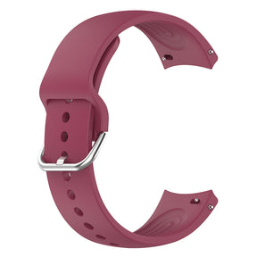 Curea smartwatch Techsuit Watchband 22mm (W003) compatibil cu Huawei Watch GT 2 46mm / GT 3 46mm, Xiaomi Watch S1 Pro / Active, Rosu Vin