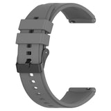 Curea smartwatch Techsuit Watchband 20mm (W026) compatibil cu Samsung Galaxy Watch 4/5/Active 2, Huawei Watch GT 3 (42mm)/GT 3 Pro (43mm), Gri