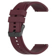 Curea smartwatch Techsuit Watchband 22mm (W026) compatibil cu Huawei Watch GT 2 (46mm)/GT 2 Pro/GT 3 Pro (46mm)/Ultimate, Xiaomi Watch S1, Burgundy