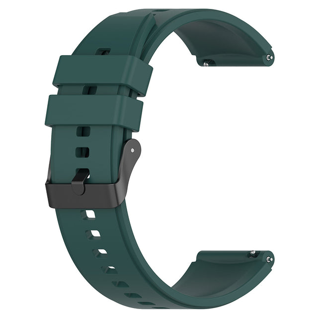 Curea smartwatch Techsuit Watchband 22mm (W026) compatibil cu Huawei Watch GT 2 (46mm)/GT 2 Pro/GT 3 Pro (46mm)/Ultimate, Xiaomi Watch S1, Verde Inchis