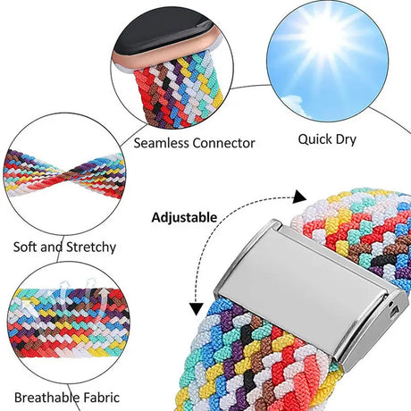 Curea smartwatch Techsuit Watchband (W032) compatibil cu Apple Watch 1/2/3/4/5/6/7/8/9/10/11/SE/SE 2/SE 3/Ultra/2/3 (42/44/45/46/49mm), Atlantic Blue