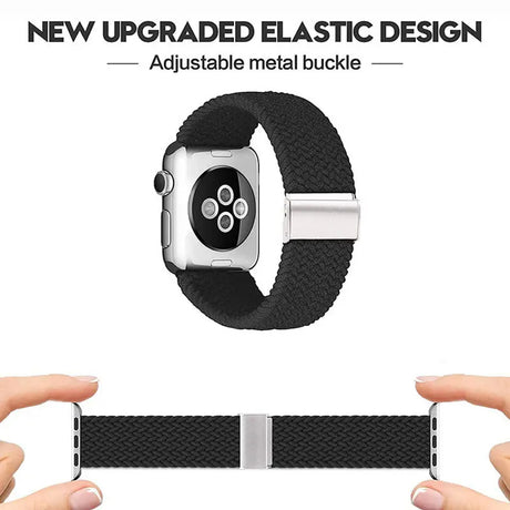 Curea smartwatch Techsuit Watchband (W032) compatibil cu Apple Watch 1/2/3/4/5/6/7/8/9/10/11/SE/SE 2/SE 3/Ultra/2/3 (42/44/45/46/49mm), Star Light