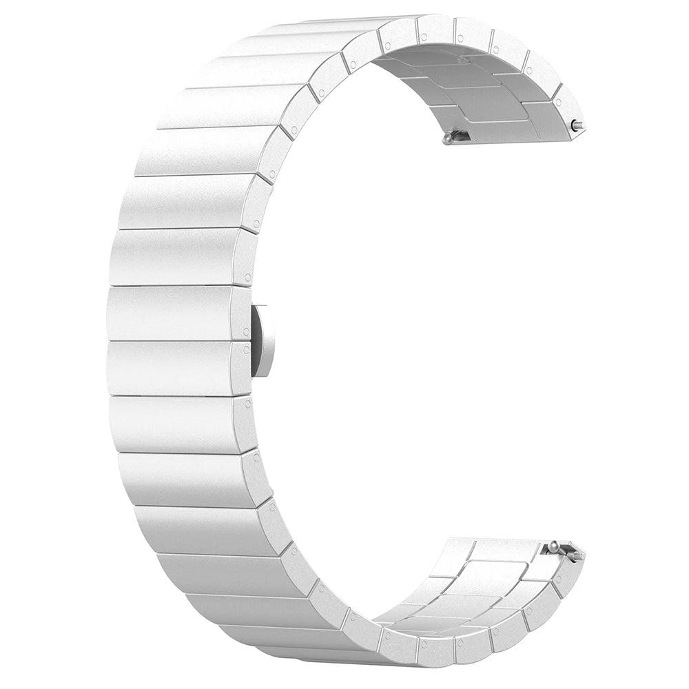 Curea smartwatch Techsuit Watchband 22mm (W012) compatibil cu Huawei Watch GT 2 (46mm)/GT 2 Pro/GT 3 Pro (46mm)/Ultimate, Xiaomi Watch S1, Argintiu