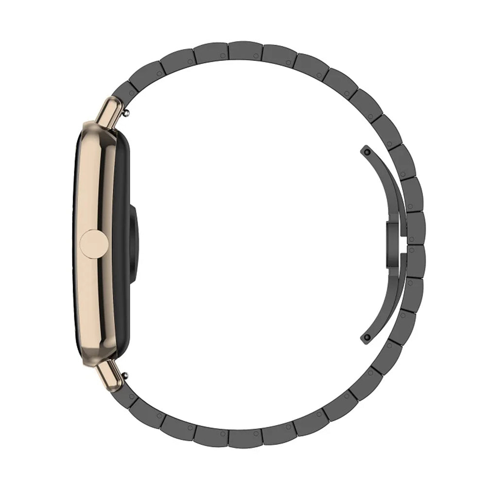 Curea smartwatch Techsuit Watchband 20mm (W012) compatibil cu Samsung Galaxy Watch 4/5/Active 2, Huawei Watch GT 3 (42mm)/GT 3 Pro (43mm), Negru