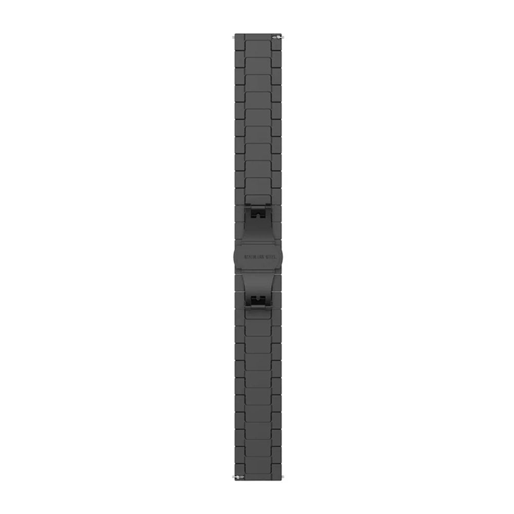 Curea smartwatch Techsuit Watchband 20mm (W012) compatibil cu Samsung Galaxy Watch 4/5/Active 2, Huawei Watch GT 3 (42mm)/GT 3 Pro (43mm), Negru