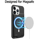 Husa de protectie Techsuit Power Pro MagSafe Battery compatibil cu iPhone 15 Plus, Negru