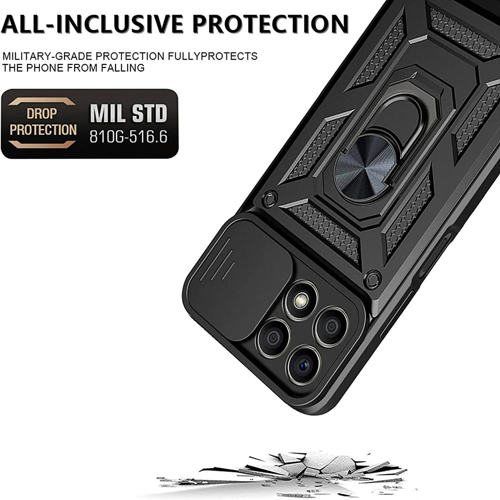 Husa de protectie Techsuit CamShield Series compatibil cu Honor X6a, Negru