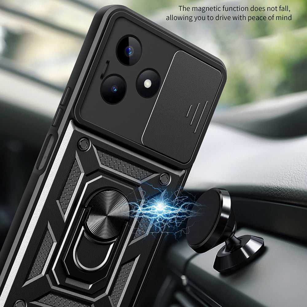 Husa de protectie Techsuit CamShield Series compatibil cu Xiaomi Redmi Note 13 Pro 5G / Poco X6, Negru