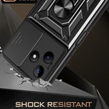 Husa de protectie Techsuit CamShield Series compatibil cu Xiaomi Redmi Note 13 Pro 5G / Poco X6, Negru