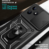 Husa de protectie Techsuit CamShield Series compatibil cu Xiaomi Redmi Note 13 Pro 5G / Poco X6, Negru