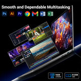 Notebook SADSYMB ‎XU-133E, 16GB, 512GB, 15.6 Inch display, N95 CPU (3.4GHz)