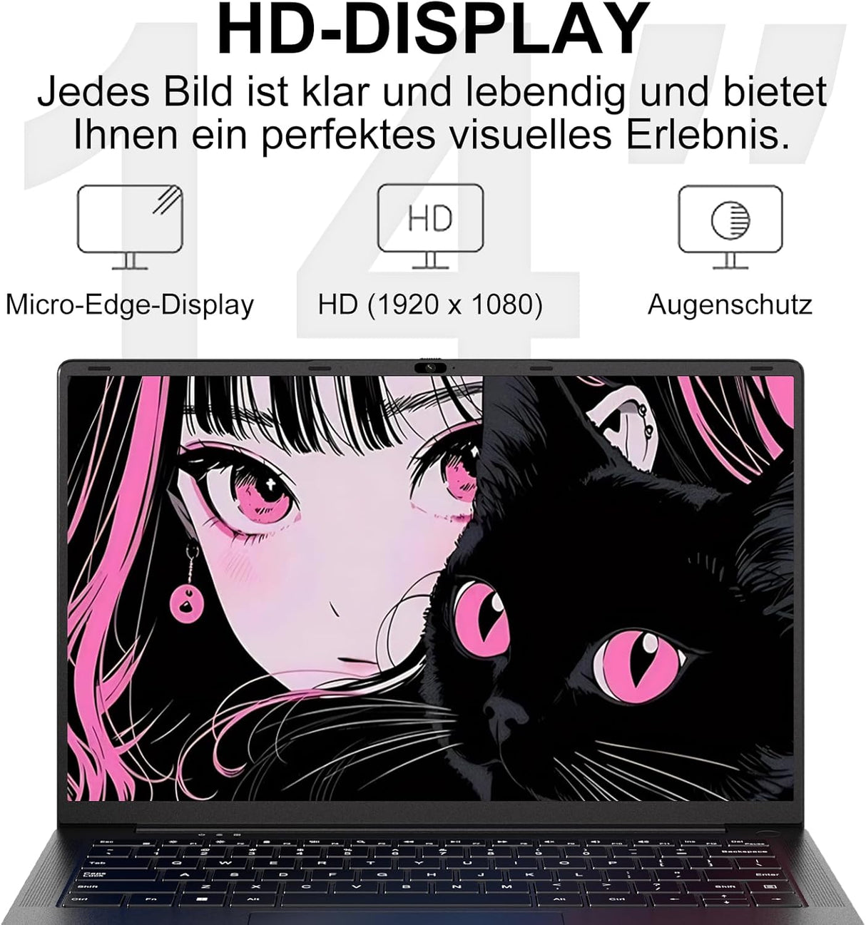 Ruzava laptop, 8 GB RAM, 256 GB SSD, 1 TB-ig bővíthető, Celeron N5095 (akár 2,9 GHz), Win 11, 5G WiFi, fém burkolat, webkamera-takaró, vezeték nélküli egér, billentyűzetvédő fólia - Arany