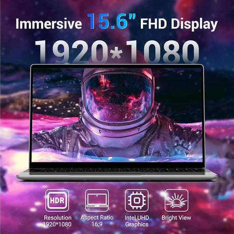 Notebook SADSYMB ‎XU-133E, 16GB, 512GB, 15.6 Inch display, N95 CPU (3.4GHz)