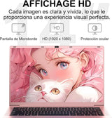 Ruzava laptop, 8 GB RAM, 256 GB SSD, 1 TB-ig bővíthető, Celeron N5095 (akár 2,9 GHz), Win 11, 5G WiFi, fém burkolat, webkamera-takaró, vezeték nélküli egér, billentyűzetvédő fólia - Arany