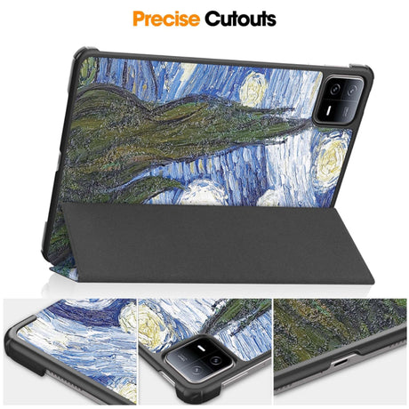 Husa de protectie tableta Techsuit FoldPro compatibil cu Xiaomi Pad 6 / Pad 6 Pro, Starry Night