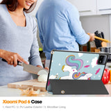 Husa de protectie tableta Techsuit FoldPro compatibil cu Xiaomi Pad 6 / Pad 6 Pro, Unicorn