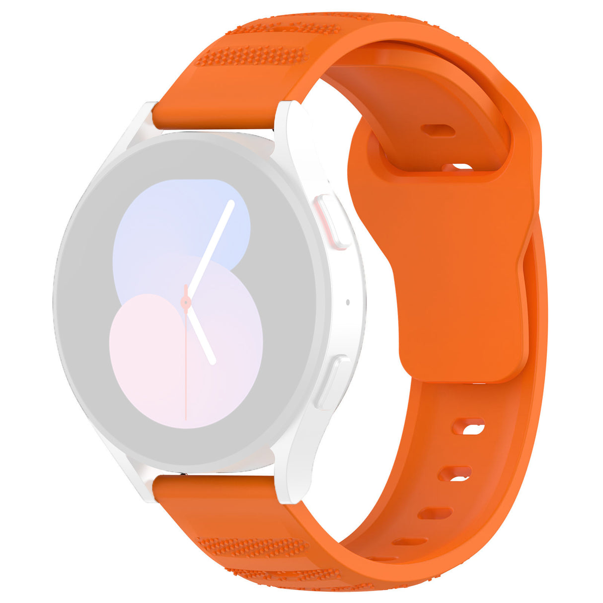 Curea smartwatch Techsuit Watchband 22mm (W050) compatibil cu Huawei Watch GT 2 (46mm)/GT 2 Pro/GT 3 Pro (46mm)/Ultimate, Xiaomi Watch S1, Portocaliu