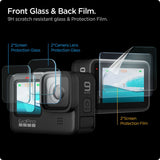 Folie de protectie Spigen (set de 6) Glas.tR Slim (AGL03045) compatibil cu GoPro Hero 9 / 10 / 11 / 12, Transparent